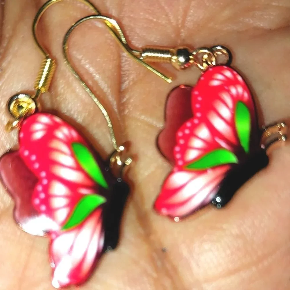 Super cute butterfly wings earrings For Adults And Kids - Picture 3 of 6